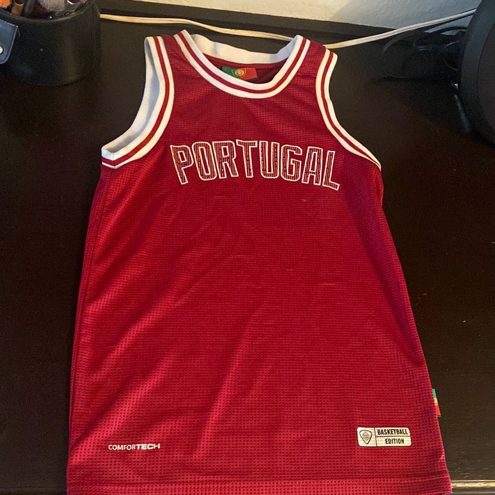 Boys Portugal jersey